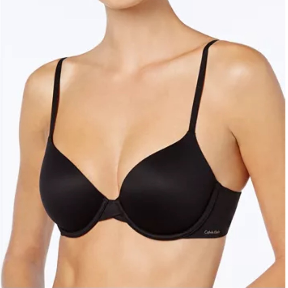 Calvin Klein Perfectly Fit Full Coverage Black Bra